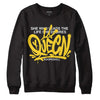 Jordan 4 Tour Yellow Thunder DopeSkill Sweatshirt Queen Graphic Streetwear - Black