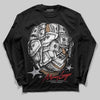 Grey Sneakers DopeSkill Long Sleeve T-Shirt Money Longer Graphic Streetwear - black