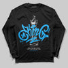 Jordan 1 High Retro OG “University Blue” DopeSkill Long Sleeve T-Shirt King Chess Graphic Streetwear - Black