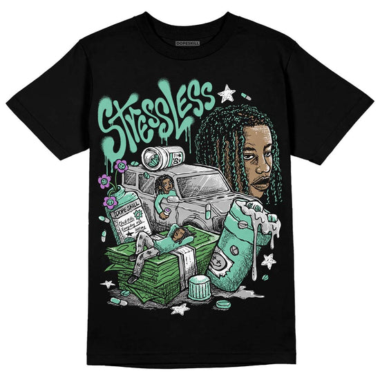 Jordan 3 "Green Glow" DopeSkill T-Shirt Stressless Graphic Streetwear - Black