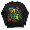 Green Sneakers DopeSkill Long Sleeve T-Shirt Talk Is Chip Graphic Streetwear - Black 