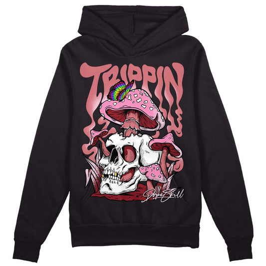 Valentine's Day Collection DopeSkill Hoodie Sweatshirt Trippin Graphic Streetwear - Black