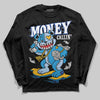 Royal Blue Sneakers DopeSkill Long Sleeve T-Shirt Money Callin' Graphic Streetwear - black