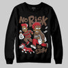 Jordan 9 'Olive' DopeSkill Sweatshirt No Risk No Story Graphic Streetwear - Black