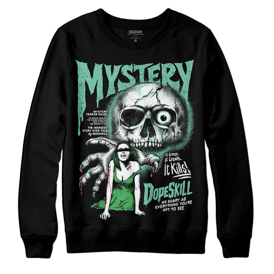 Jordan 1 High OG Green Glow DopeSkill Sweatshirt Mystery Ghostly Grasp Graphic Streetwear - Black