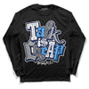 Jordan 3 "Midnight Navy" DopeSkill Long Sleeve T-Shirt Talk Is Chip Graphic Streetwear - Black