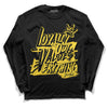 Jordan 4 Tour Yellow Thunder DopeSkill Long Sleeve T-Shirt LOVE Graphic Streetwear - black