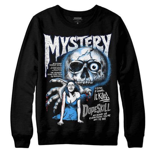 Jordan 3 "Midnight Navy" DopeSkill Sweatshirt Mystery Ghostly Grasp Graphic Streetwear - Black 