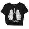 Dunk Low ‘Pure Platinum’ DopeSkill Women's Crop Top Breathe Graphic Streetwear - Black