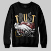 Jordan 12 Retro 'Taxi' 2025 DopeSkill Sweatshirt Trust No One Graphic Streetwear - Black