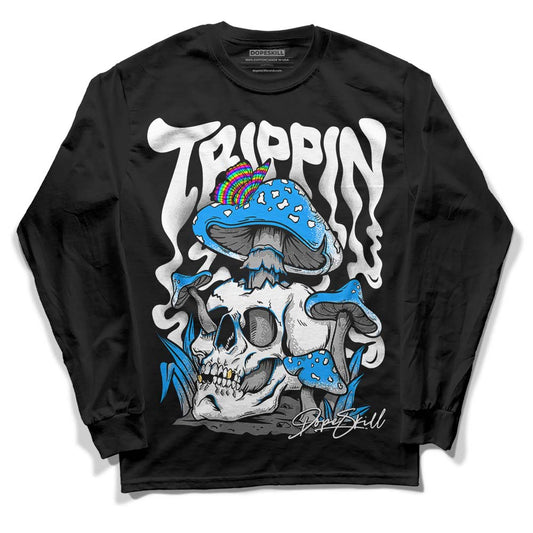 Jordan 6 “Reverse Oreo” DopeSkill Long Sleeve T-Shirt Trippin Graphic Streetwear - Black