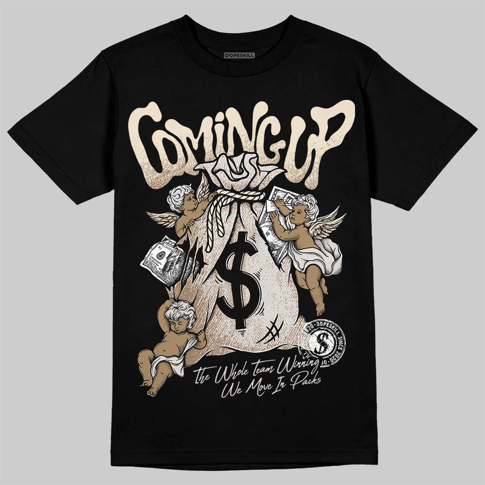 Jordan 5 SE “Sail” DopeSkill T-Shirt Money Bag Coming Up Graphic Streetwear - Black