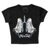 Jordan 6 “Reverse Oreo” DopeSkill Women's Crop Top Breathe Graphic Streetwear - black