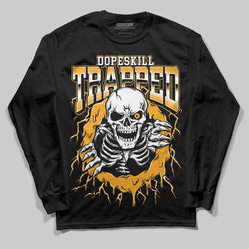 Black Taxi 12s DopeSkill Long Sleeve T-Shirt Trapped Halloween Graphic