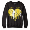 Jordan 11 Low 'Yellow Snakeskin' DopeSkill Sweatshirt Slime Drip Heart Graphic Streetwear - Black