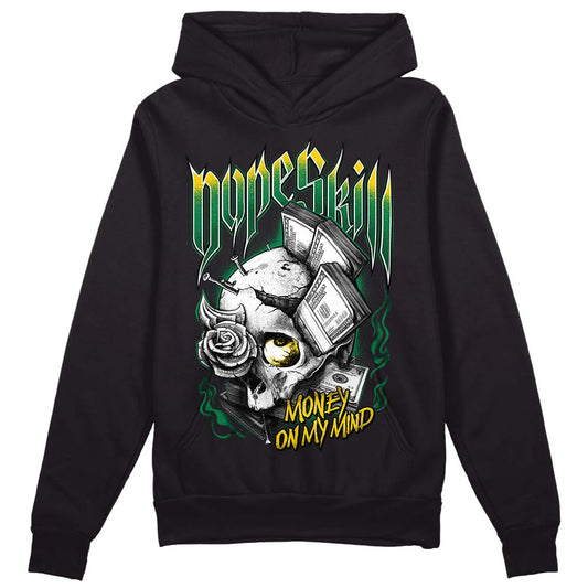 Green Sneakers DopeSkill Hoodie Sweatshirt Money On My Mind Graphic Streetwear - Black 