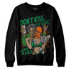 Green Sneakers DopeSkill Sweatshirt Don't Kill My Vibe Graphic Streetwear - Black 