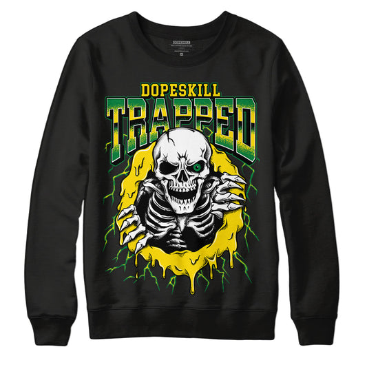 Dunk Low Reverse Brazil DopeSkill Sweatshirt Trapped Halloween Graphic Streetwear - Black