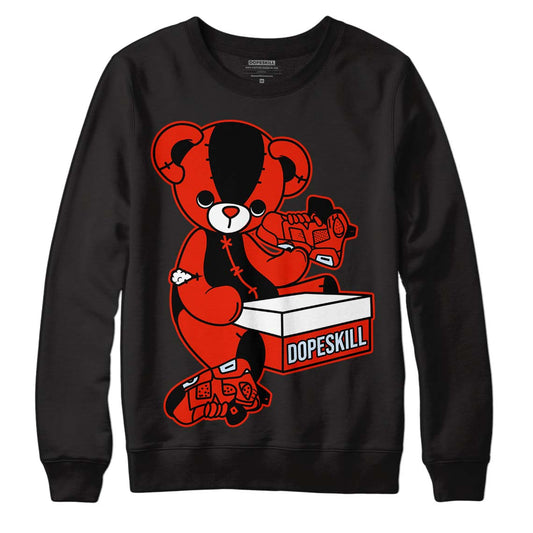 Jordan 6 Retro Toro Bravo DopeSkill Sweatshirt Sneakerhead BEAR Graphic Streetwear - Black