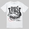 Jordan 1 High OG “Black/White” DopeSkill T-Shirt Trust No One Graphic Streetwear - White