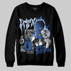 Awake NY x Jordan 5 Retro 'Black Racer Blue' DopeSkill Sweatshirt Drip'n Never Tripp'n Graphic Streetwear - Black
