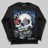 Jordan 3 "True Blue" DopeSkill Long Sleeve T-Shirt Rebirth Graphic Streetwear - Black