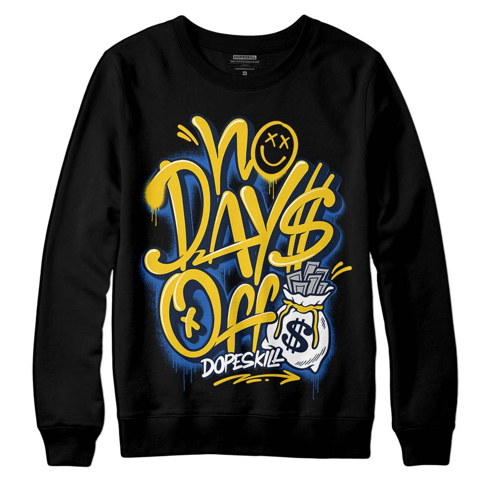 Dunk Low Vintage “Michigan” DopeSkill Sweatshirt No Days Off Graphic Streetwear - Black