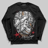Jordan 11 Retro Low Bred (2025) DopeSkill Long Sleeve T-Shirt Money Longer Graphic Streetwear - black