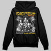 Yellow Sneakers DopeSkill Hoodie Sweatshirt Just Rich Graphic Streetwear - Black