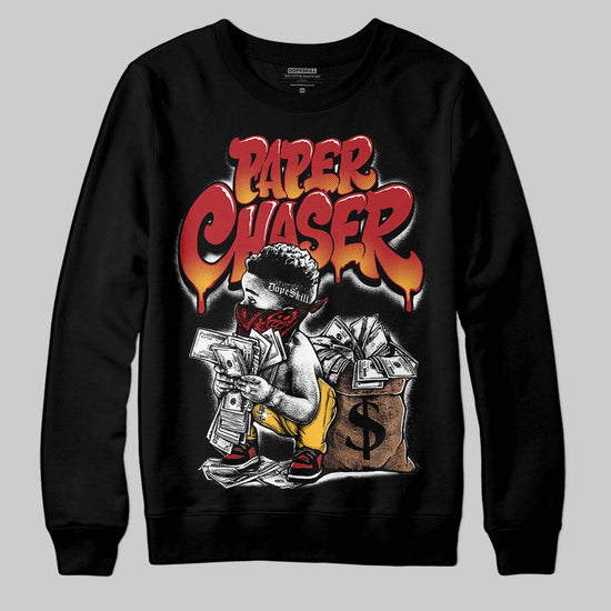 Jordan 14 Golf “Last Shot” DopeSkill Sweatshirt Paper Chaser Boy Graphic Streetwear - Black