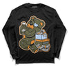 Jordan 5 "Olive" DopeSkill Long Sleeve T-Shirt Bear Steals Sneaker Graphic Streetwear - Black