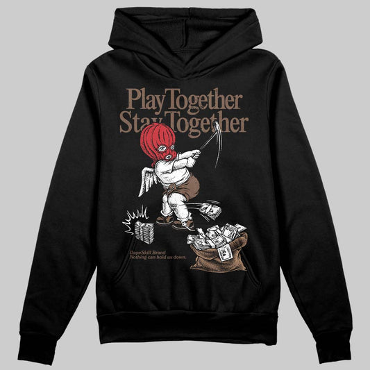 Jordan 9 'Olive' DopeSkill Hoodie Sweatshirt Play together, Stay together Graphic Streetwear - Black