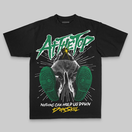 Green Oversize Print Nothing Can Hold US Down DopeSkill Graphic Premium T-shirt Streetwear - black