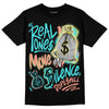 New Balance 9060 “Cyan Burst” DopeSkill T-Shirt Real Ones Move In Silence Graphic Streetwear - Black