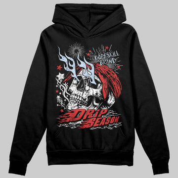 Jordan 6 “Reverse Infrared” DopeSkill Hoodie Sweatshirt Drip Season Graphic Streetwear - Black