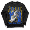 Royal Blue Sneakers DopeSkill Long Sleeve T-Shirt Gotta Lotta Means Graphic Streetwear - Black