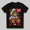 Jordan 5 Retro Fire Red Black Tongue (2025) DopeSkill Toddler Kids T-shirt Broken Bear Graphic Streetwear - Black