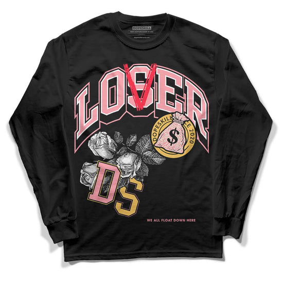 Jordan 3 GS “Red Stardust” DopeSkill Long Sleeve T-Shirt Loser Lover Graphic Streetwear - Black 