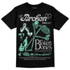 Jordan 3 "Green Glow" DopeSkill T-Shirt Broken Bones Graphic Streetwear - Black