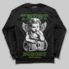Green Sneakers DopeSkill Long Sleeve T-Shirt Trust Nobody Graphic Streetwear - Black