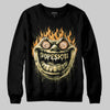 Olive Sneakers DopeSkill Sweatshirt Hellfire Graphic Streetwear - black