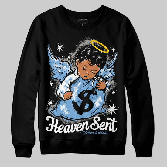 Jordan 12 Retro 'Melo' DopeSkill Sweatshirt Heaven Sent Graphic Streetwear - Black