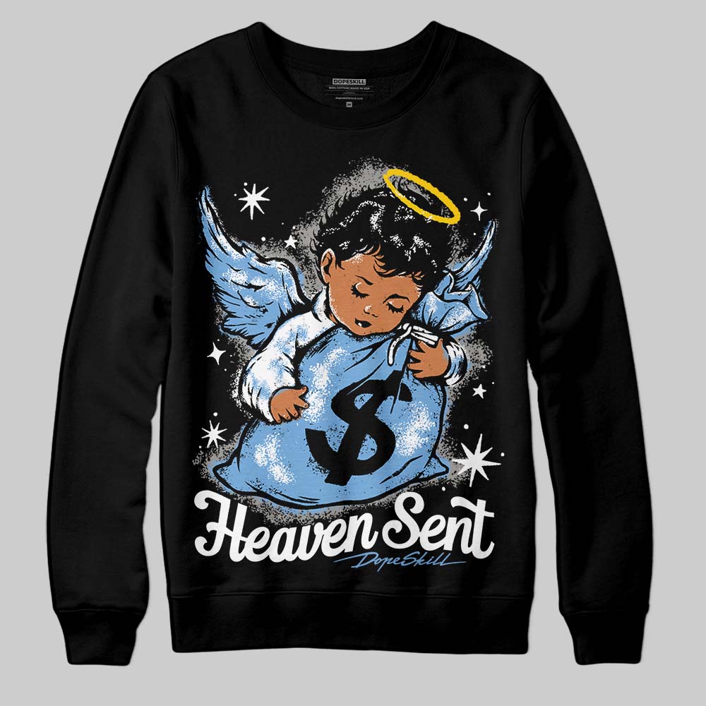 Jordan 12 Retro 'Melo' DopeSkill Sweatshirt Heaven Sent Graphic Streetwear - Black