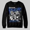 Jordan 1 Low Travis Scott x Fragment DopeSkill Sweatshirt Distorted Realms Graphic Streetwear - Black