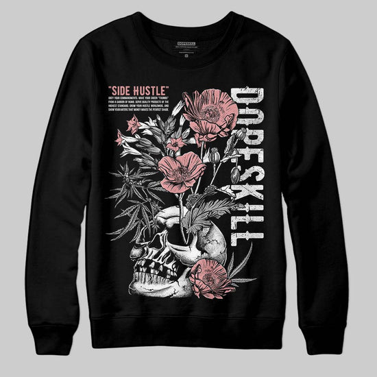 Harris Tweed x Wmns Dunk Low 'Black Phantom' DopeSkill Sweatshirt Side Hustle Graphic Streetwear - Black