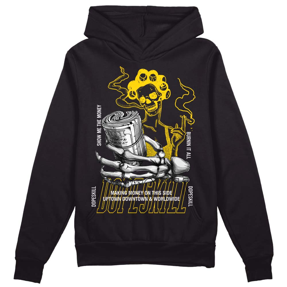 Jordan 6 “Yellow Ochre” DopeSkill Hoodie Sweatshirt Show Me The Money Graphic Streetwear