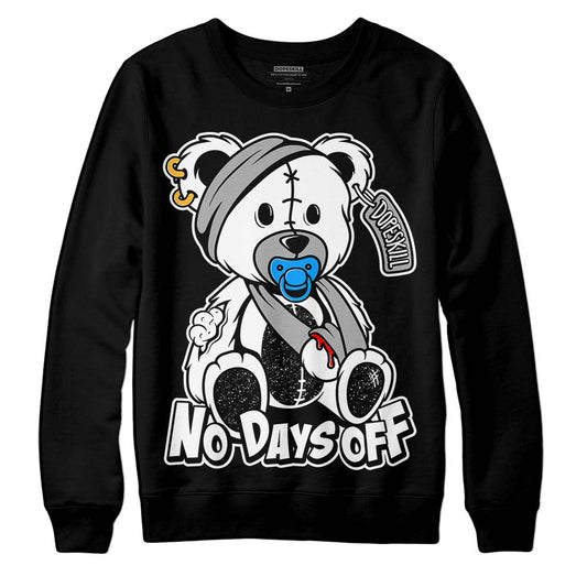 Jordan 6 “Reverse Oreo” DopeSkill Sweatshirt Hurt Bear Graphic Streetwear - Black