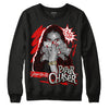 Jordan 3 Fire Red DopeSkill Sweatshirt NPC Graphic Streetwear - Black