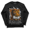 Jordan 3 Retro 'Fear Pack' DopeSkill Long Sleeve T-Shirt Black King Graphic Streetwear - Black