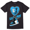 Jordan 1 High Retro OG “University Blue” DopeSkill T-Shirt Self Made Graphic Streetwear - Black